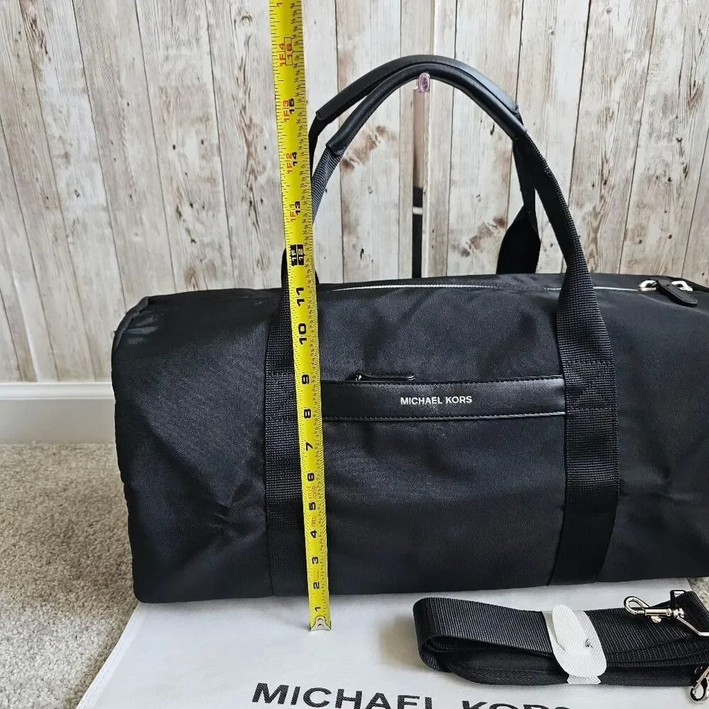 Michael Kors Duffle Travel Gym Bag, Black NWOT